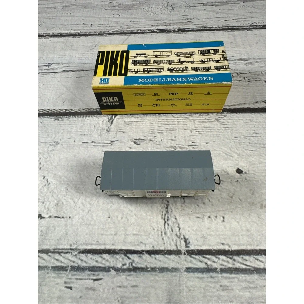 Vintage PIKO HO Scale Train Lot Freight Cars + Entladeanlagen Kit GDR DDR Boxed